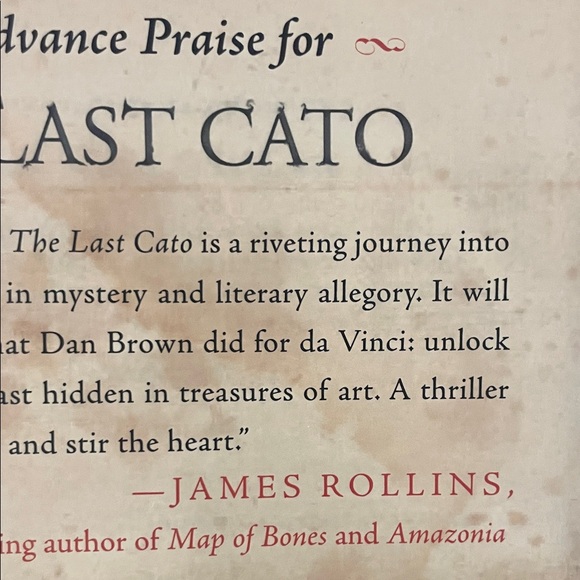 The Last Cato Hardcover Book - excellent used book - Picture 17 of 17